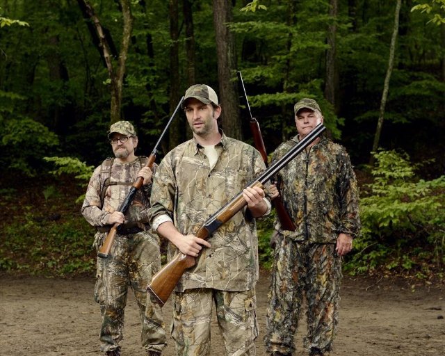 Kevin Sizemore (center) in ABC's Resurrection.